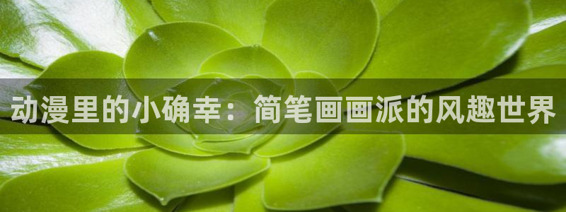 age动漫正版网：动漫里的小确幸：简笔画画派的风趣世界